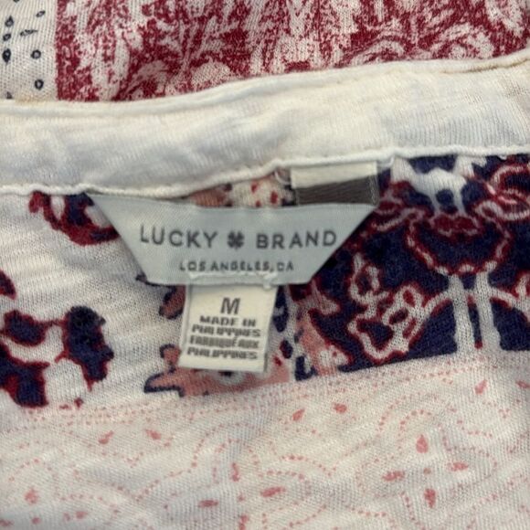 Lucky Brand Cotton Model soft, bohemian tap size medium - Picture 5 of 8